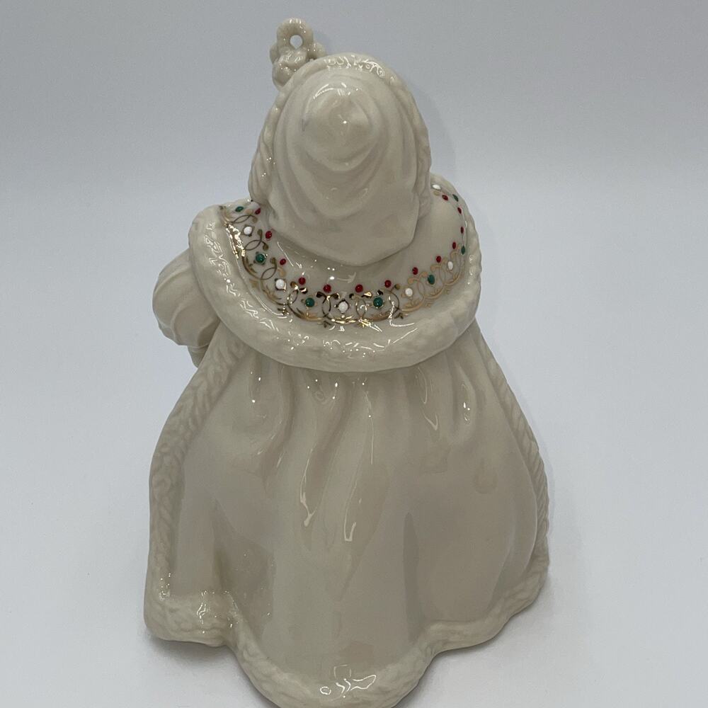 Lenox China Jewels Santa Bearing Gifts Figurine Eighth in Series VERY GOOD COND - Picture 4 of 13